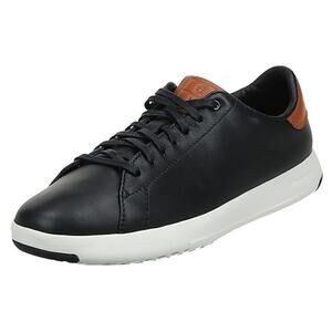 NWT Cole Haan Men's Grandpro Tennis Fashion Sneaker, Black/British Tan-Sz 11.5